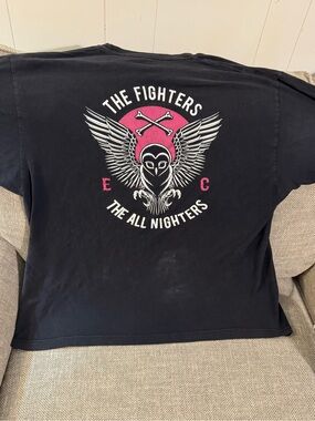 2011 ERIC CHURCH ‘THE FIGHTERS THE ALL-NIGHTERS’ blk unisex S/S concert shirt 2X